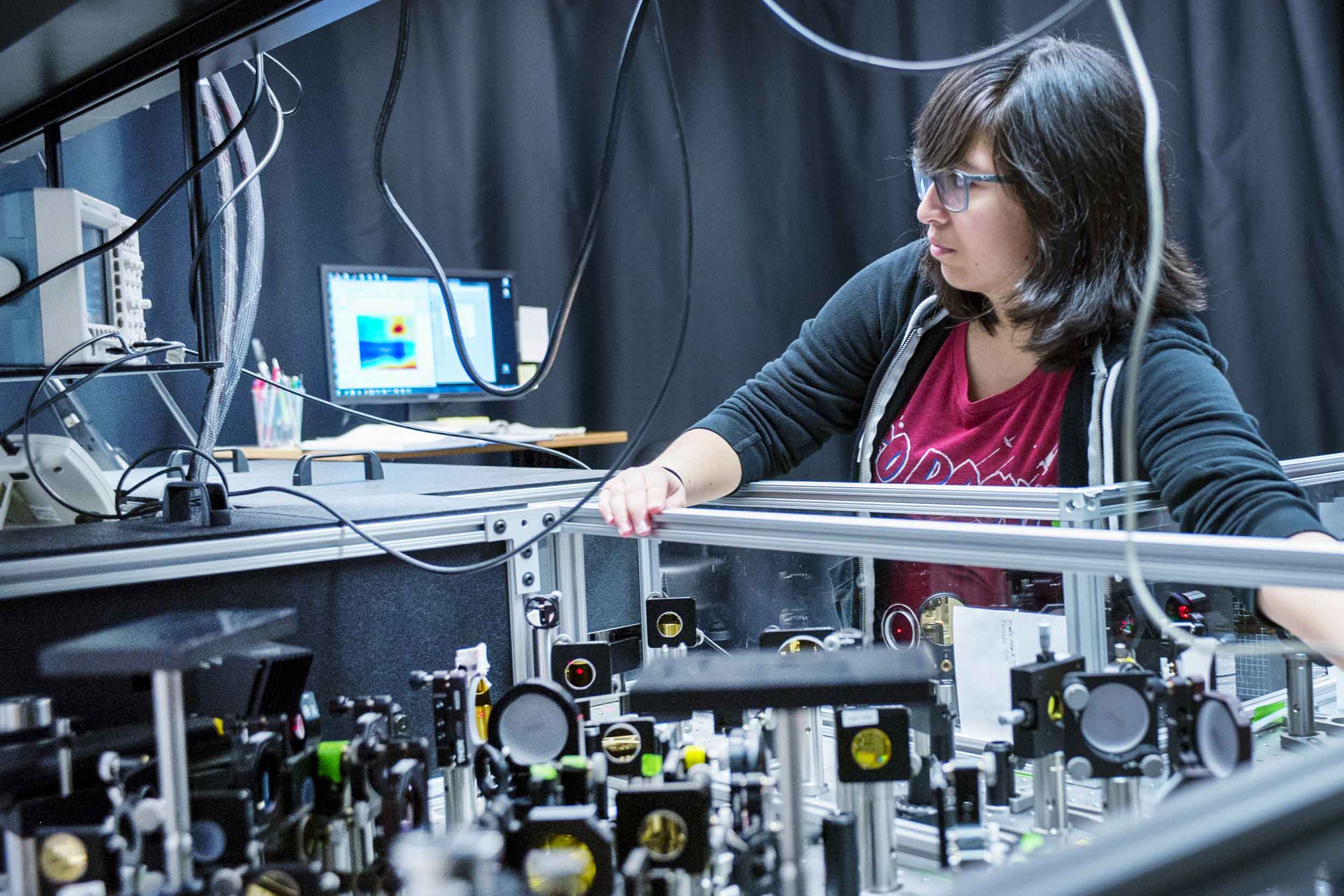 Scientists working in a lab