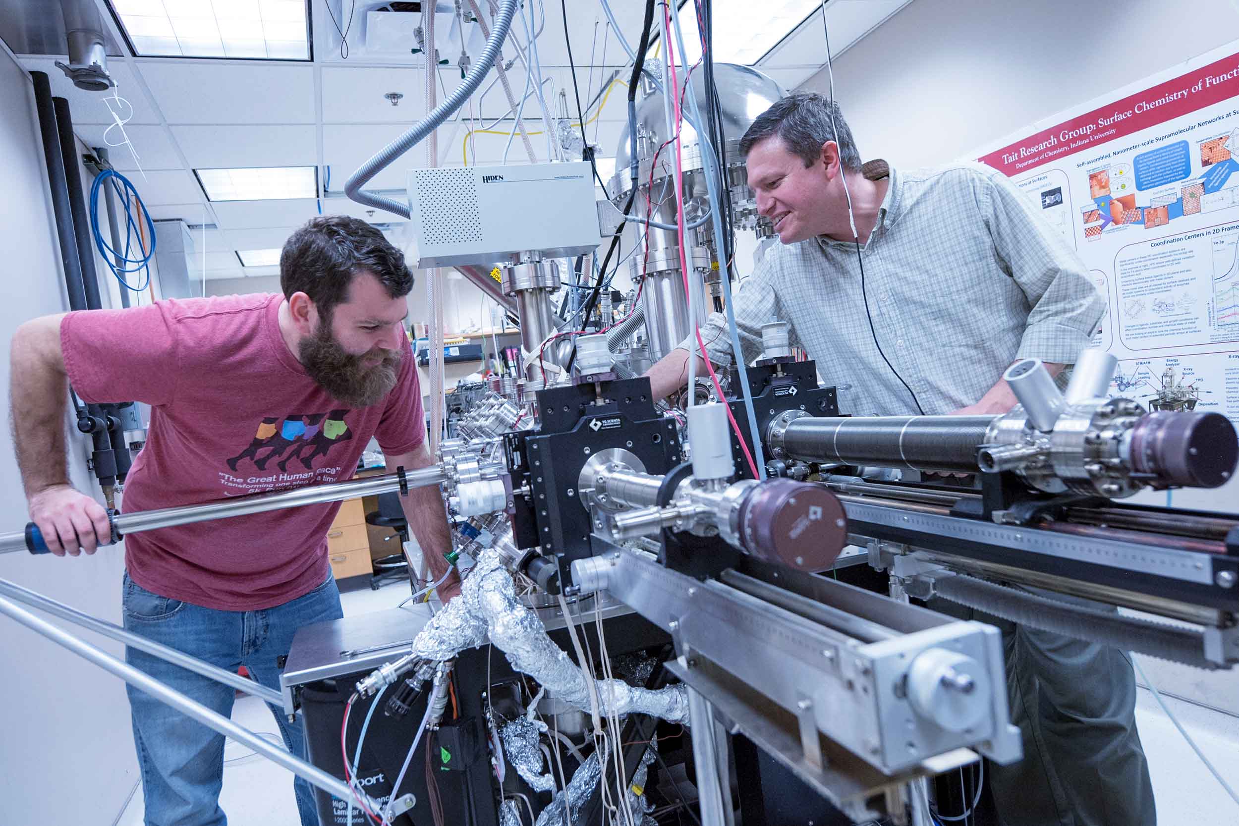 Scientists working in a lab