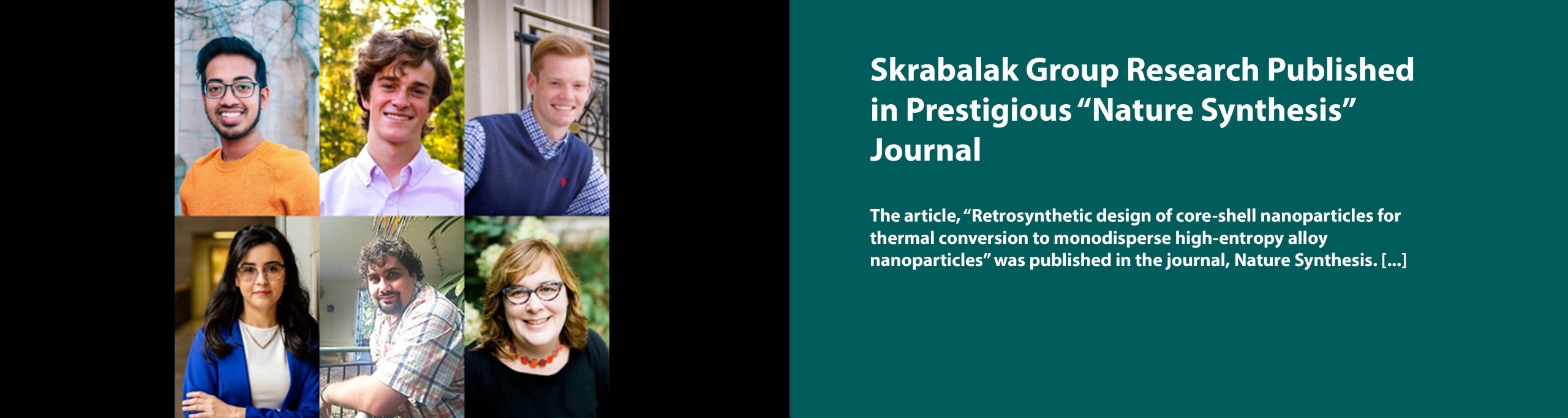 Skrabalak Group Research Published in Prestigious Journal